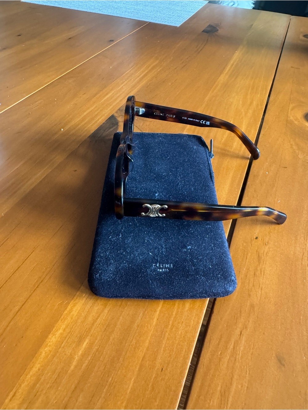 CELINE Triomphe 52MM Oval Sunglasses